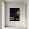 Poster 24 Heures du Mans Endurance Tourismo encadré et présenté dans un intérieur contemporain