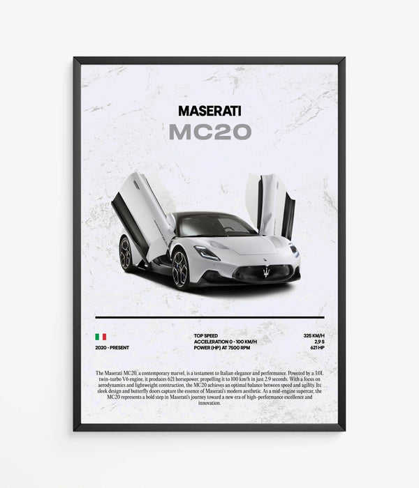 Póster Maserati MC20
