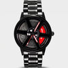 Reloj Nissan GT-R, pinza rojo