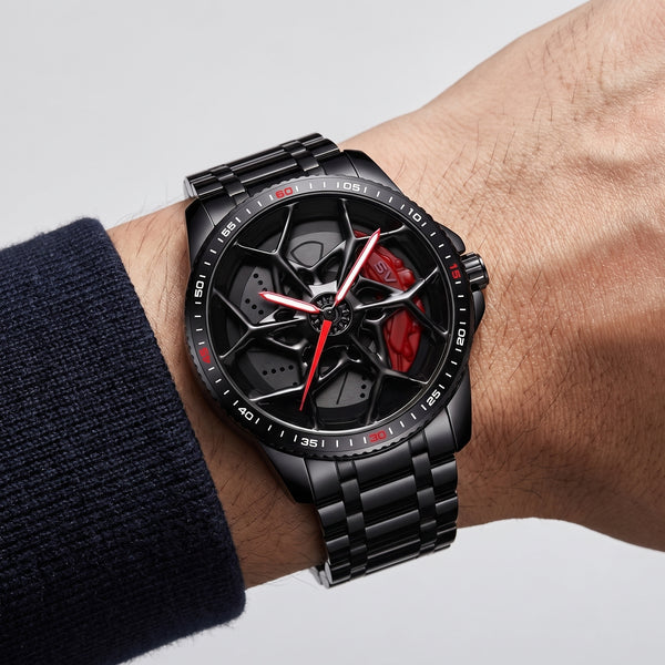 Reloj Lamborghini SV puesto en la muñeca