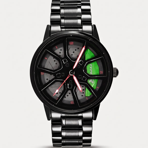 Reloj Honda Type R, pinza verde