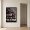 Poster Porsche 917K Le Mans 1970 Tourismo encadré et présenté dans un intérieur contemporain
