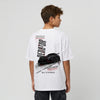T-shirt enfant Mercedes AMG GT Black Series blanc dos, design Predator Mode, Built to Intimidate, Tourismo Clothing