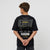 T-shirt enfant Lamborghini Revuelto noir dos, design full-back REVUELTO, Tourismo Clothing