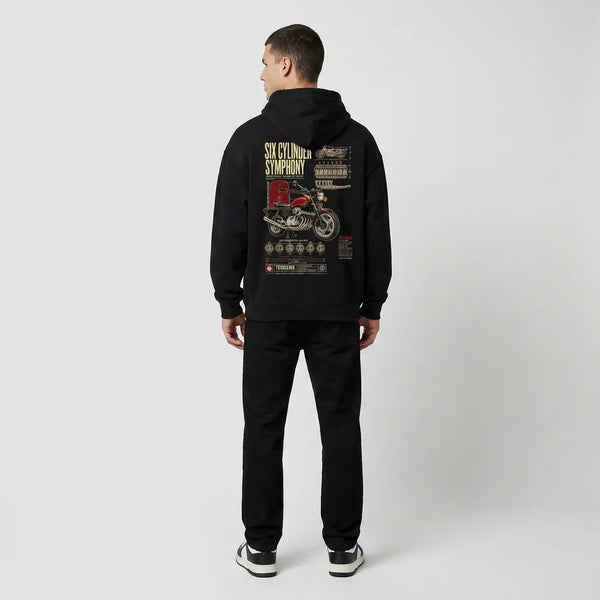 Sweat Six Cylinder Symphony Honda CBX1000 Tourismo Clothing, vue supplémentaire.