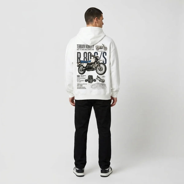 Sweat Terrain Nobility BMW R 80 G/S Tourismo Clothing, vue complémentaire.