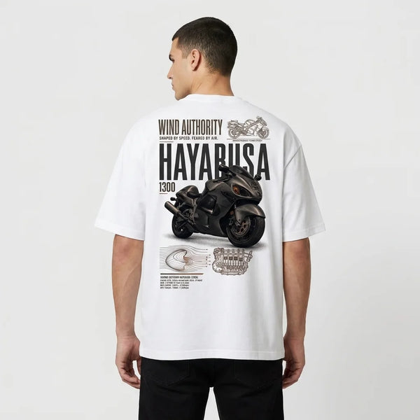 T-shirt Wind Authority Suzuki Hayabusa Tourismo Clothing, vue principale.