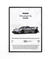 Póster Pagani Huayra Imola