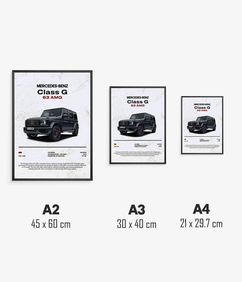 Póster Mercedes-Benz Clase G 63 AMG, vista 3