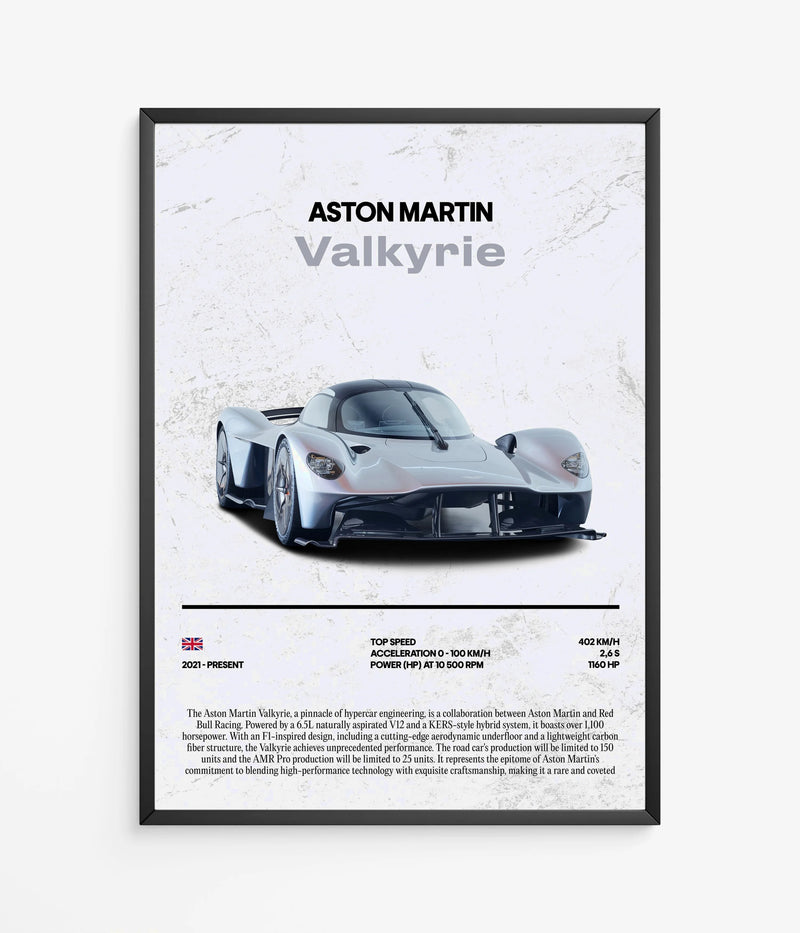Póster Aston Martin Valkyrie, vista 2
