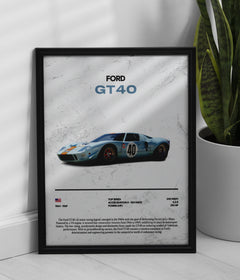 Póster Ford GT40