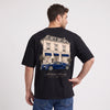 T-shirt Bugatti Veyron Molsheim Society noir porté de dos