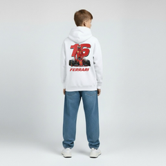 Sudadera con capucha Charles Leclerc Infantil Número 16 Ferrari Edición