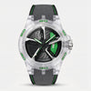Reloj Audi RS 3, color transparente y verde