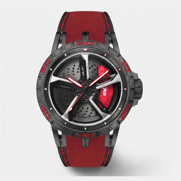 Reloj Audi RS 3, color correa roja