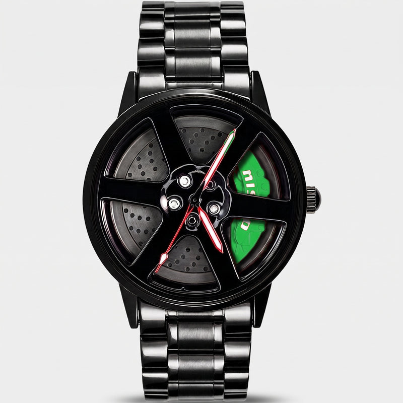 Reloj Nissan GT-R, pinza verde