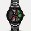Reloj Shelby GT500, pinza verde
