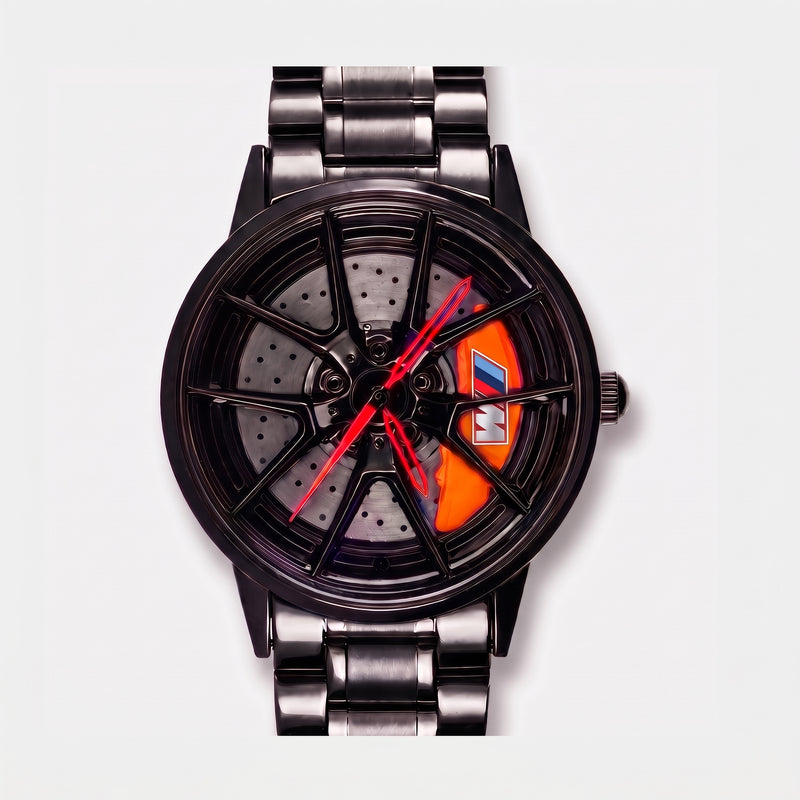 Reloj BMW M3, pinza naranja