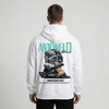 Sweat Antonelli F1 blanc – vue dos, design graphique exclusif Tourismo Clothing