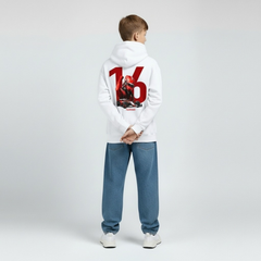 Sudadera con capucha F1 Charles Leclerc Ferrari Infantil