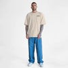 Camiseta Need Money For Porsche, color beige, vista frontal
