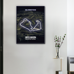 Lienzo Circuito F1 Silverstone Reino Unido