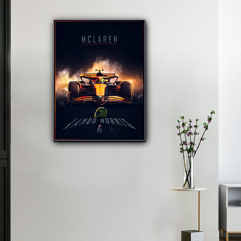 Lienzo F1 Lando Norris, vista 1