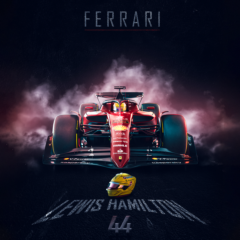 Lienzo F1 Lewis Hamilton, vista 2