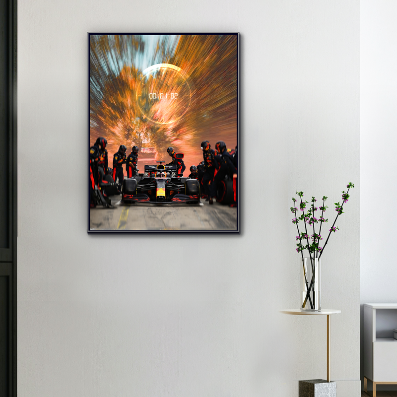Lienzo F1 Verstappen x Red Bull Un Segundo para Reinar, vista 1