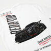 Design Mercedes AMG Predator blanc, PREDATOR vertical laser rouge, flocage haute définition, Tourismo Clothing Junior