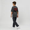 Design Race ID 016 gris foncé, numéro 16 carbon rouge, flocage haute définition, Tourismo Clothing Junior
