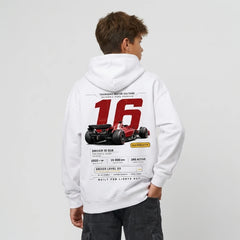 Sudadera Ferrari F1 Charles Leclerc 16 infantil