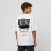 T-shirt enfant Lamborghini Revuelto blanc dos, design full-back REVUELTO, Tourismo Clothing
