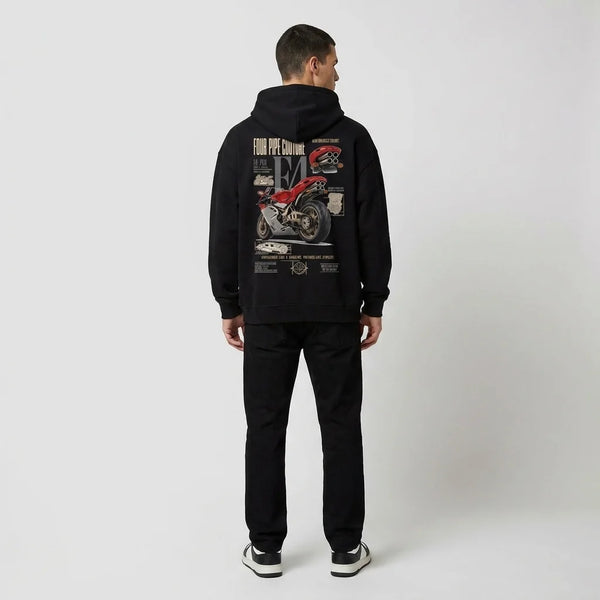 Sweat Four Pipe Couture MV Agusta F4 Tourismo Clothing, vue complémentaire.