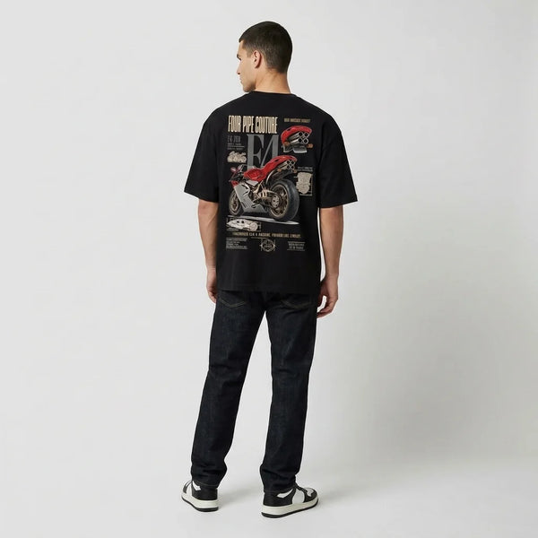 T-shirt Four Pipe Couture MV Agusta F4 Tourismo Clothing, vue complémentaire.