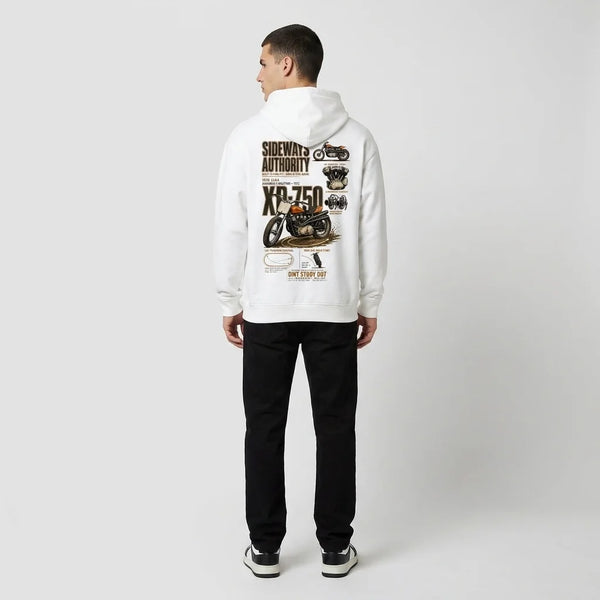 Sweat Sideways Authority Harley XR750 Tourismo Clothing, vue complémentaire.