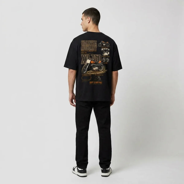 T-shirt Sideways Authority Harley XR750 Tourismo Clothing, vue supplémentaire.