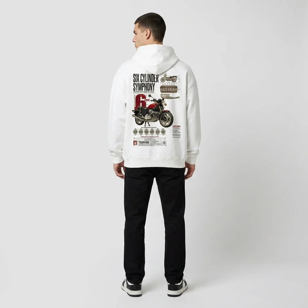 Sweat Six Cylinder Symphony Honda CBX1000 Tourismo Clothing, vue complémentaire.