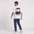 T-shirt Chevrolet Chevelle SS 396 Street-Born Power blanc vu de dos