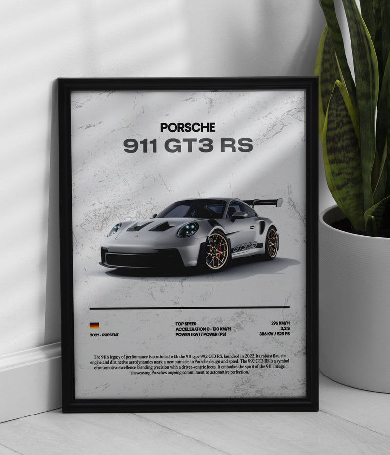 Póster Porsche 911 GT3 RS, vista 1